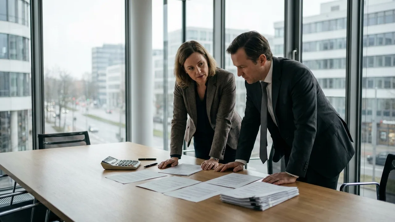 Verhandlung über Kaufpreis und Vertragsklauseln